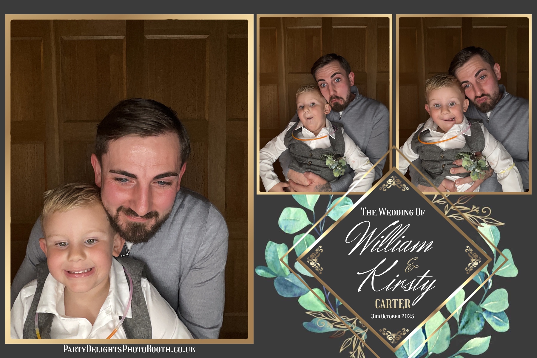 William and Kirsty Wedding | View more photos from the event at gallery.partydelightsphotobooth.co.uk/u/PartyDelightsPhotoBooth/William-and-Kirsty-Wedding
