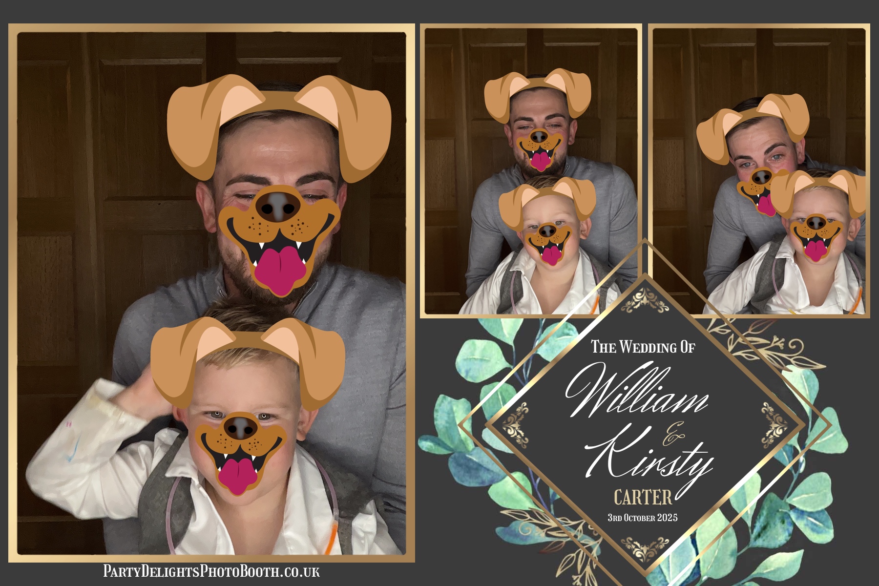 William and Kirsty Wedding | View more photos from the event at gallery.partydelightsphotobooth.co.uk/u/PartyDelightsPhotoBooth/William-and-Kirsty-Wedding