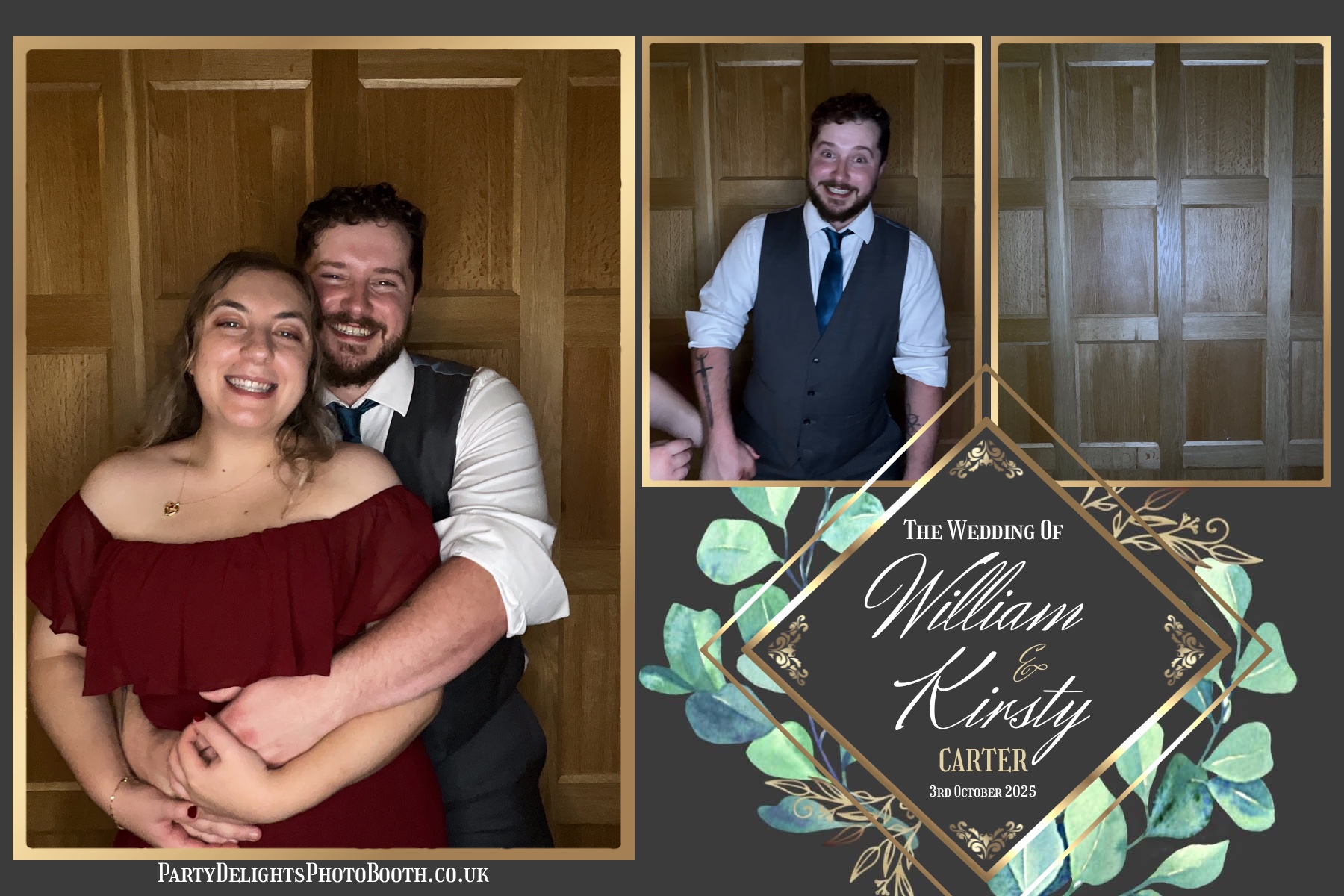 William and Kirsty Wedding | View more photos from the event at gallery.partydelightsphotobooth.co.uk/u/PartyDelightsPhotoBooth/William-and-Kirsty-Wedding