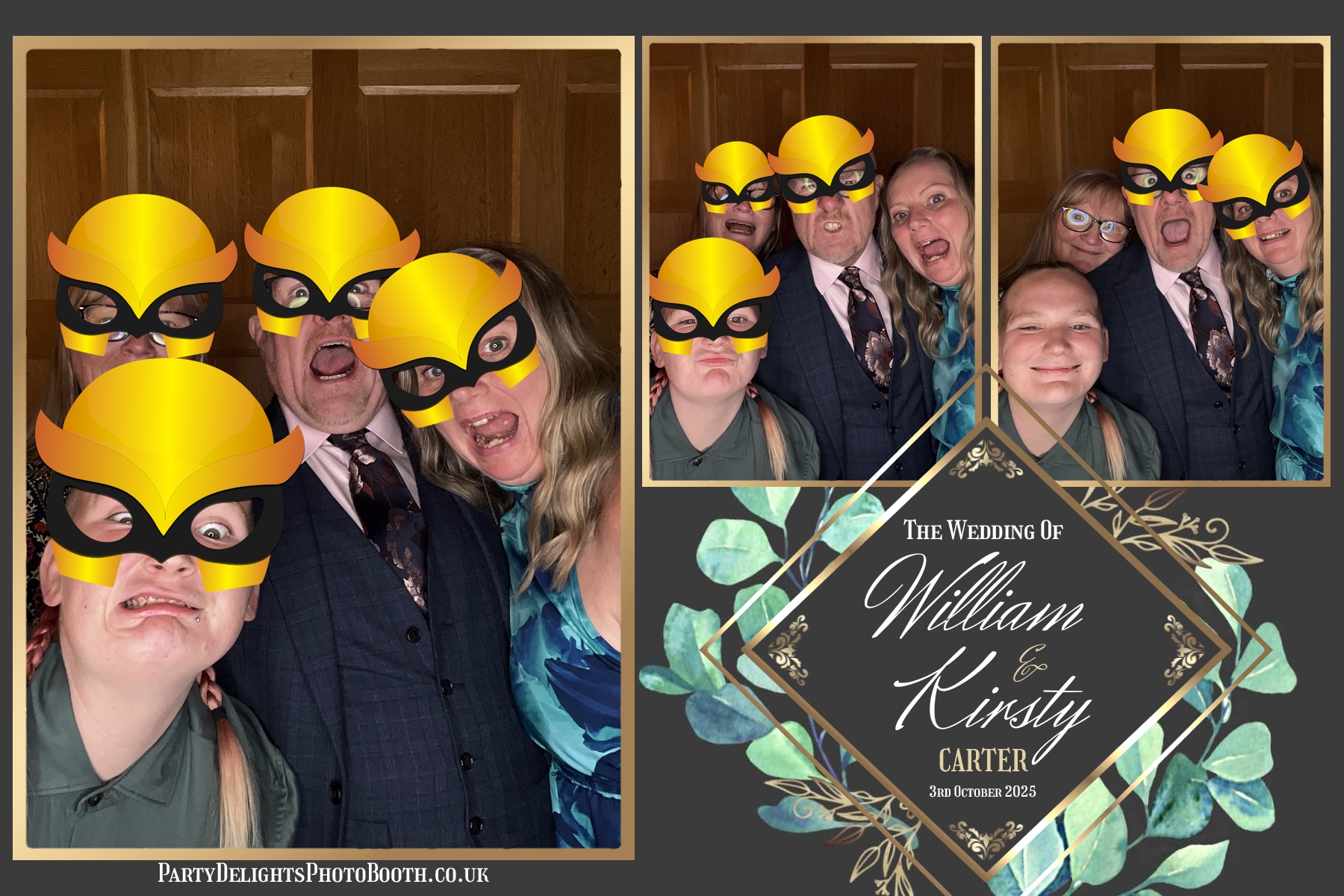 William and Kirsty Wedding | View more photos from the event at gallery.partydelightsphotobooth.co.uk/u/PartyDelightsPhotoBooth/William-and-Kirsty-Wedding