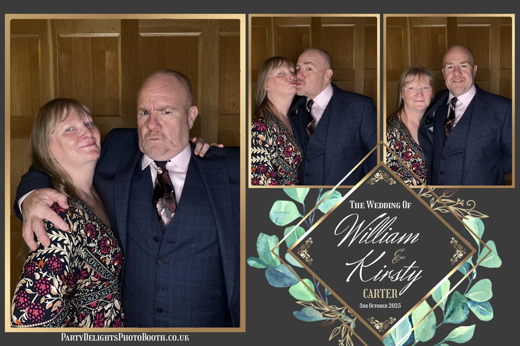 William and Kirsty Wedding | View more photos from the event at gallery.partydelightsphotobooth.co.uk/u/PartyDelightsPhotoBooth/William-and-Kirsty-Wedding