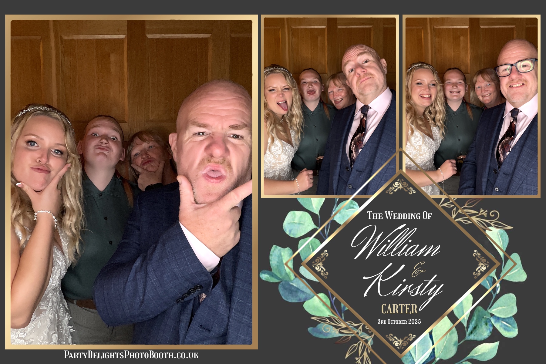 William and Kirsty Wedding | View more photos from the event at gallery.partydelightsphotobooth.co.uk/u/PartyDelightsPhotoBooth/William-and-Kirsty-Wedding