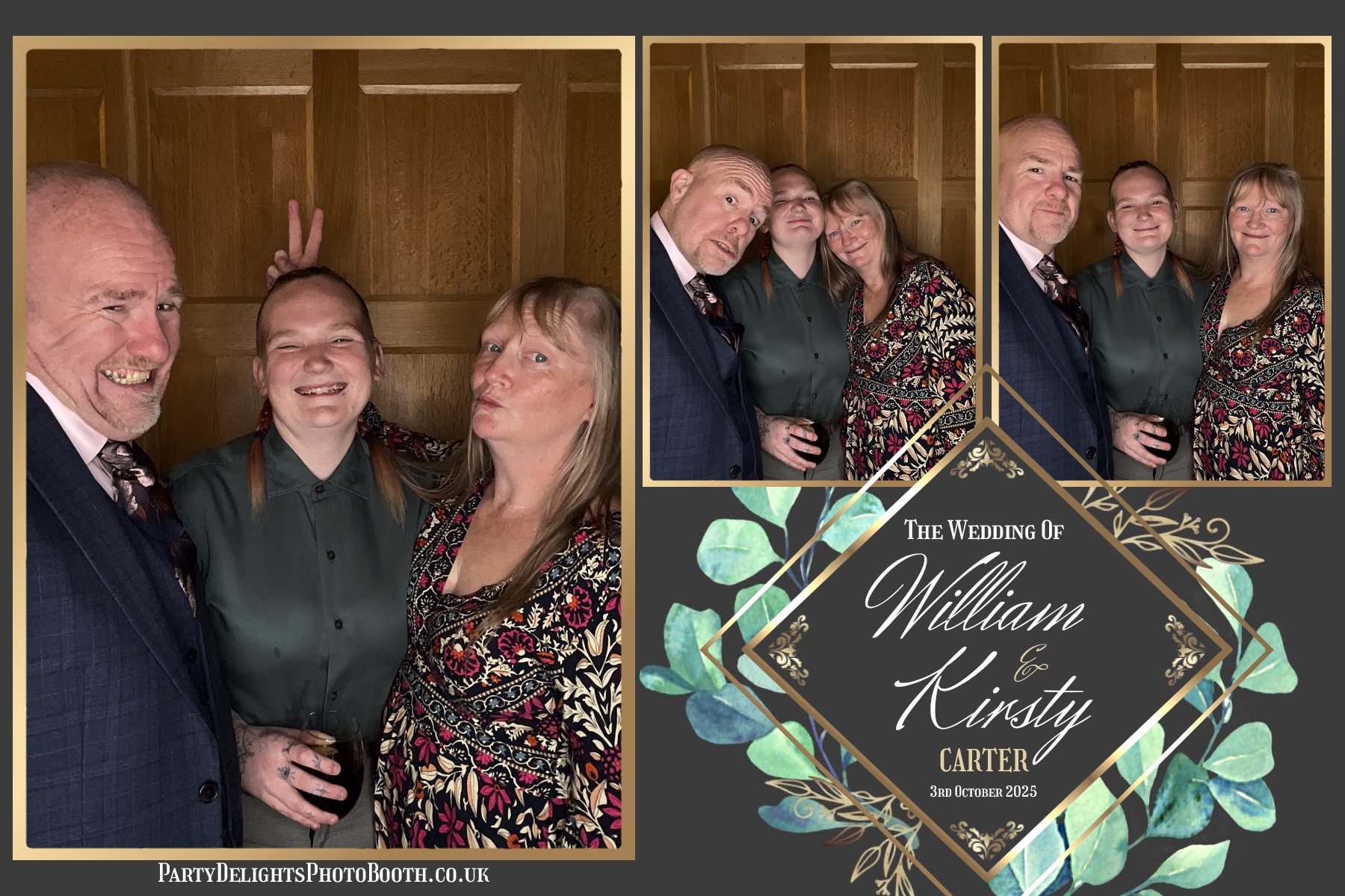 William and Kirsty Wedding | View more photos from the event at gallery.partydelightsphotobooth.co.uk/u/PartyDelightsPhotoBooth/William-and-Kirsty-Wedding