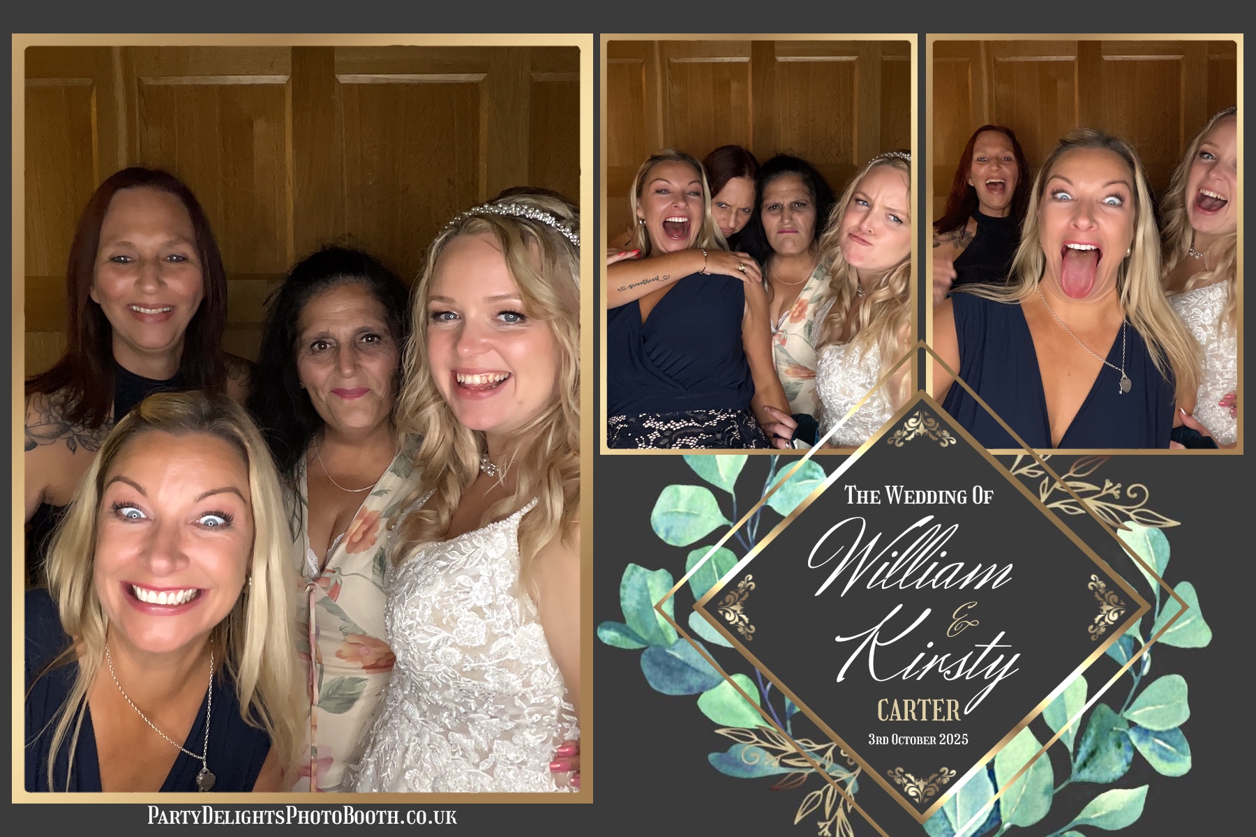 William and Kirsty Wedding | View more photos from the event at gallery.partydelightsphotobooth.co.uk/u/PartyDelightsPhotoBooth/William-and-Kirsty-Wedding