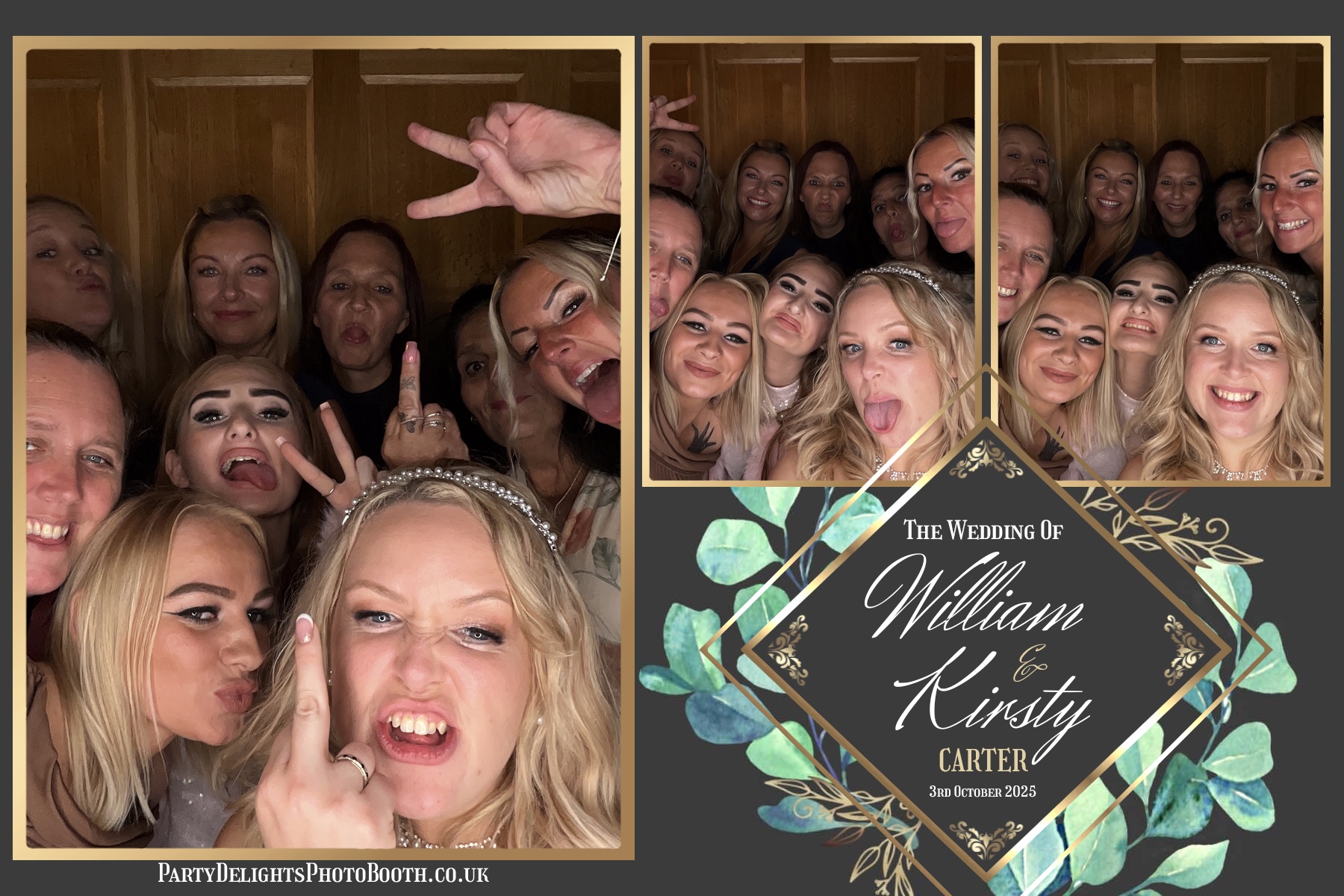 William and Kirsty Wedding | View more photos from the event at gallery.partydelightsphotobooth.co.uk/u/PartyDelightsPhotoBooth/William-and-Kirsty-Wedding