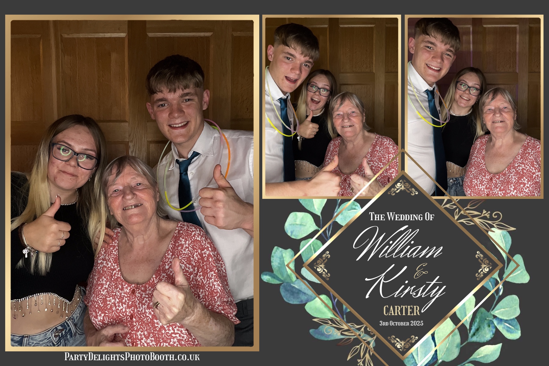 William and Kirsty Wedding | View more photos from the event at gallery.partydelightsphotobooth.co.uk/u/PartyDelightsPhotoBooth/William-and-Kirsty-Wedding
