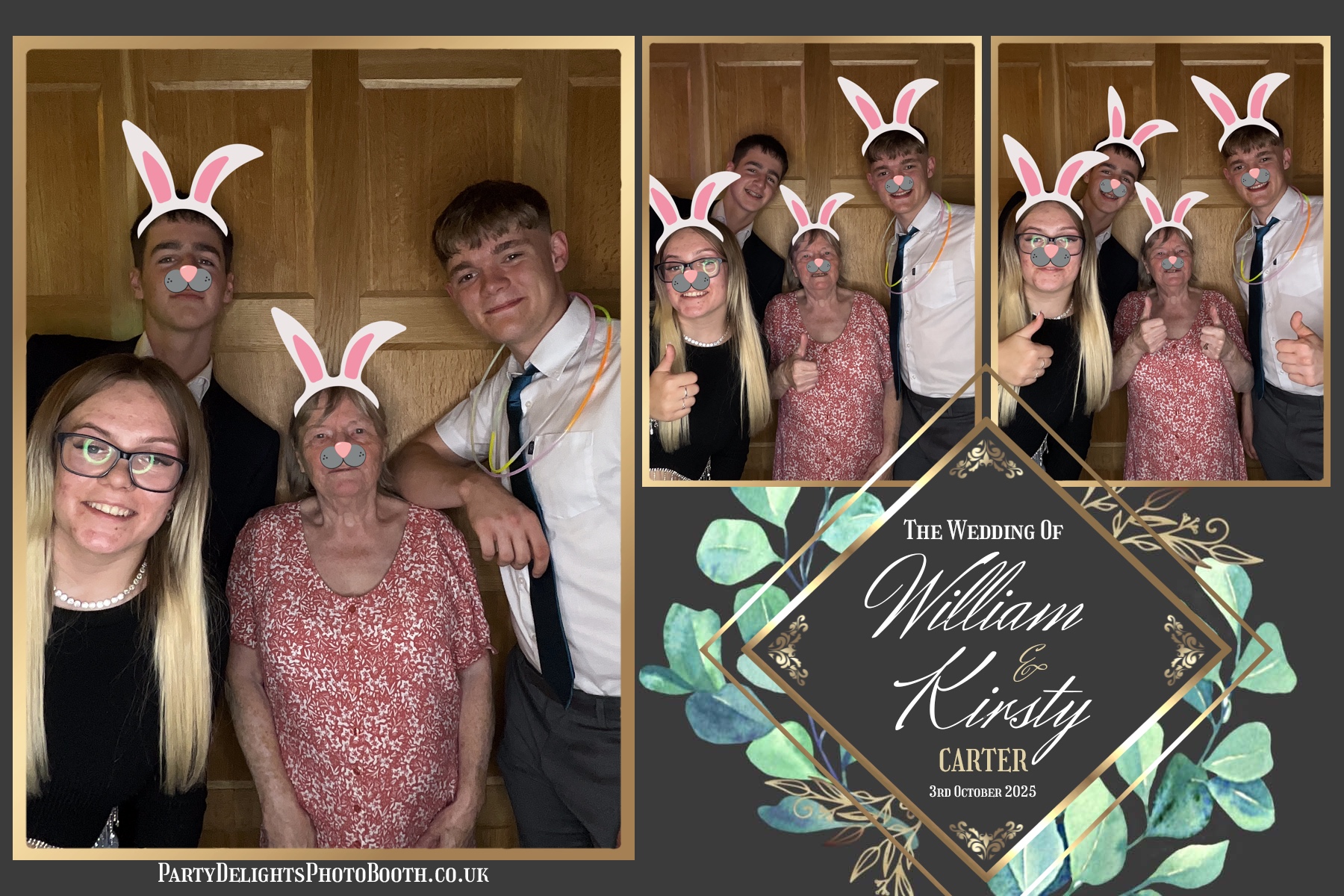 William and Kirsty Wedding | View more photos from the event at gallery.partydelightsphotobooth.co.uk/u/PartyDelightsPhotoBooth/William-and-Kirsty-Wedding