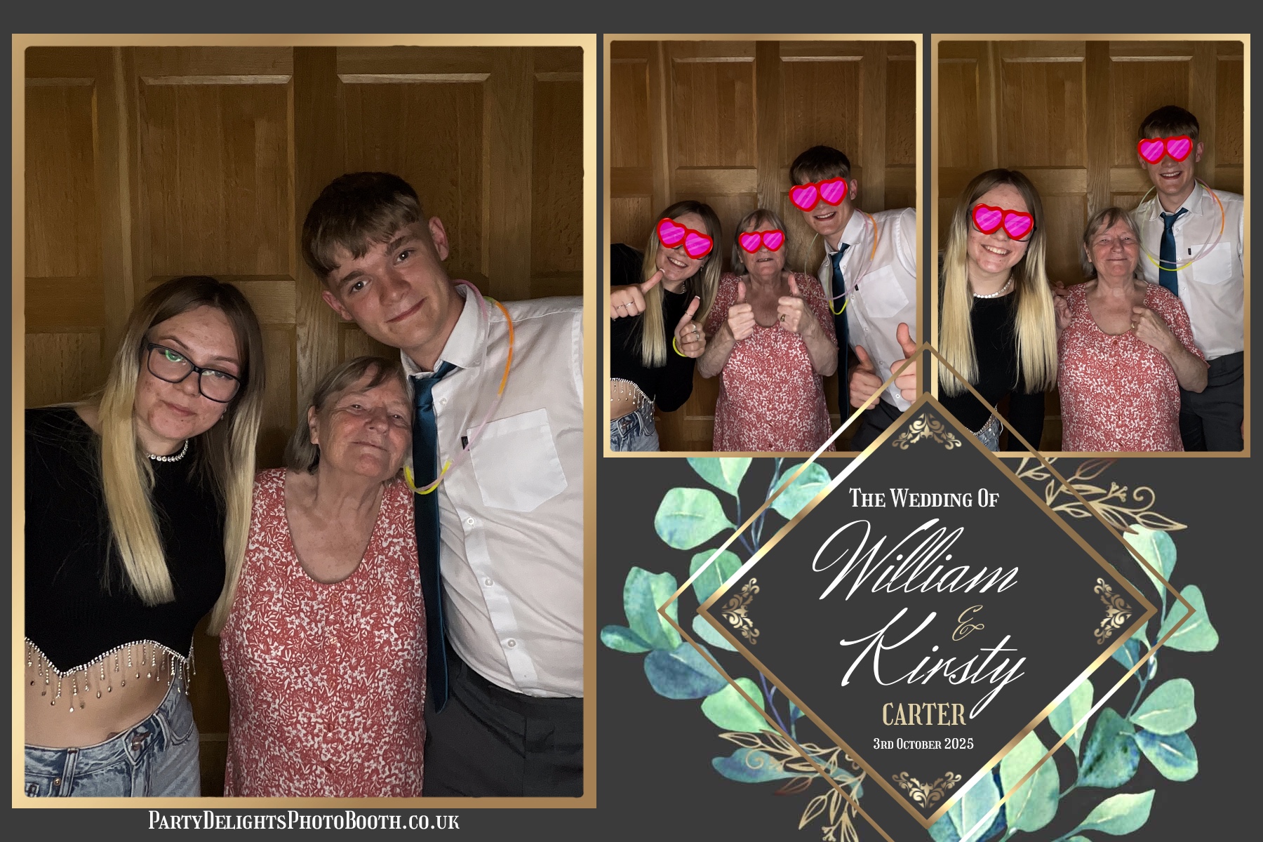 William and Kirsty Wedding | View more photos from the event at gallery.partydelightsphotobooth.co.uk/u/PartyDelightsPhotoBooth/William-and-Kirsty-Wedding