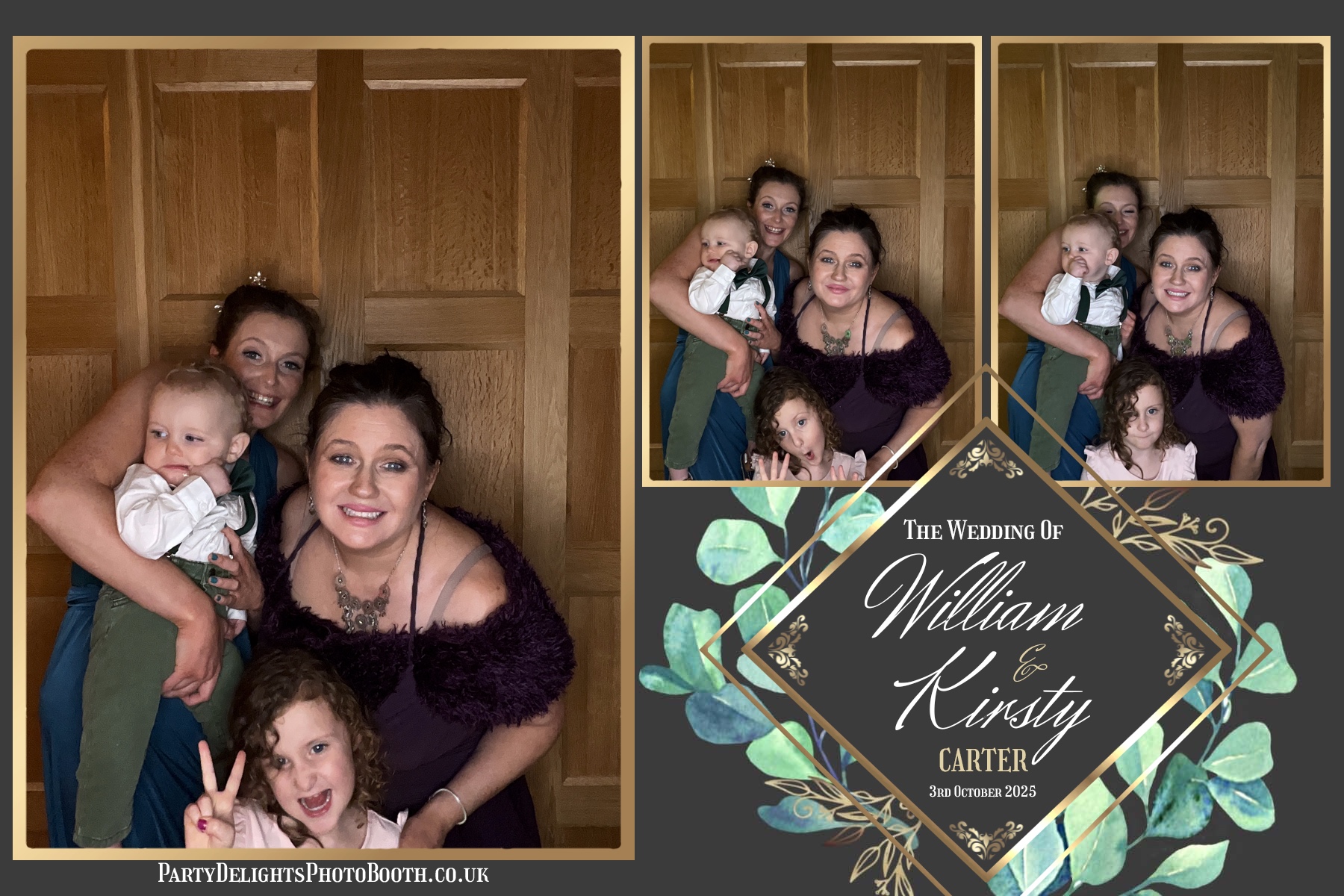 William and Kirsty Wedding | View more photos from the event at gallery.partydelightsphotobooth.co.uk/u/PartyDelightsPhotoBooth/William-and-Kirsty-Wedding
