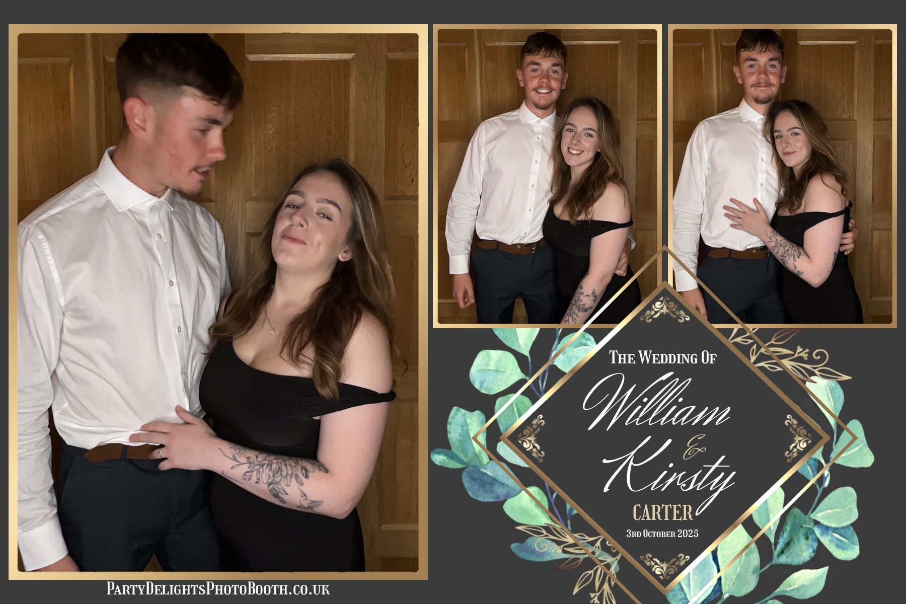 William and Kirsty Wedding | View more photos from the event at gallery.partydelightsphotobooth.co.uk/u/PartyDelightsPhotoBooth/William-and-Kirsty-Wedding