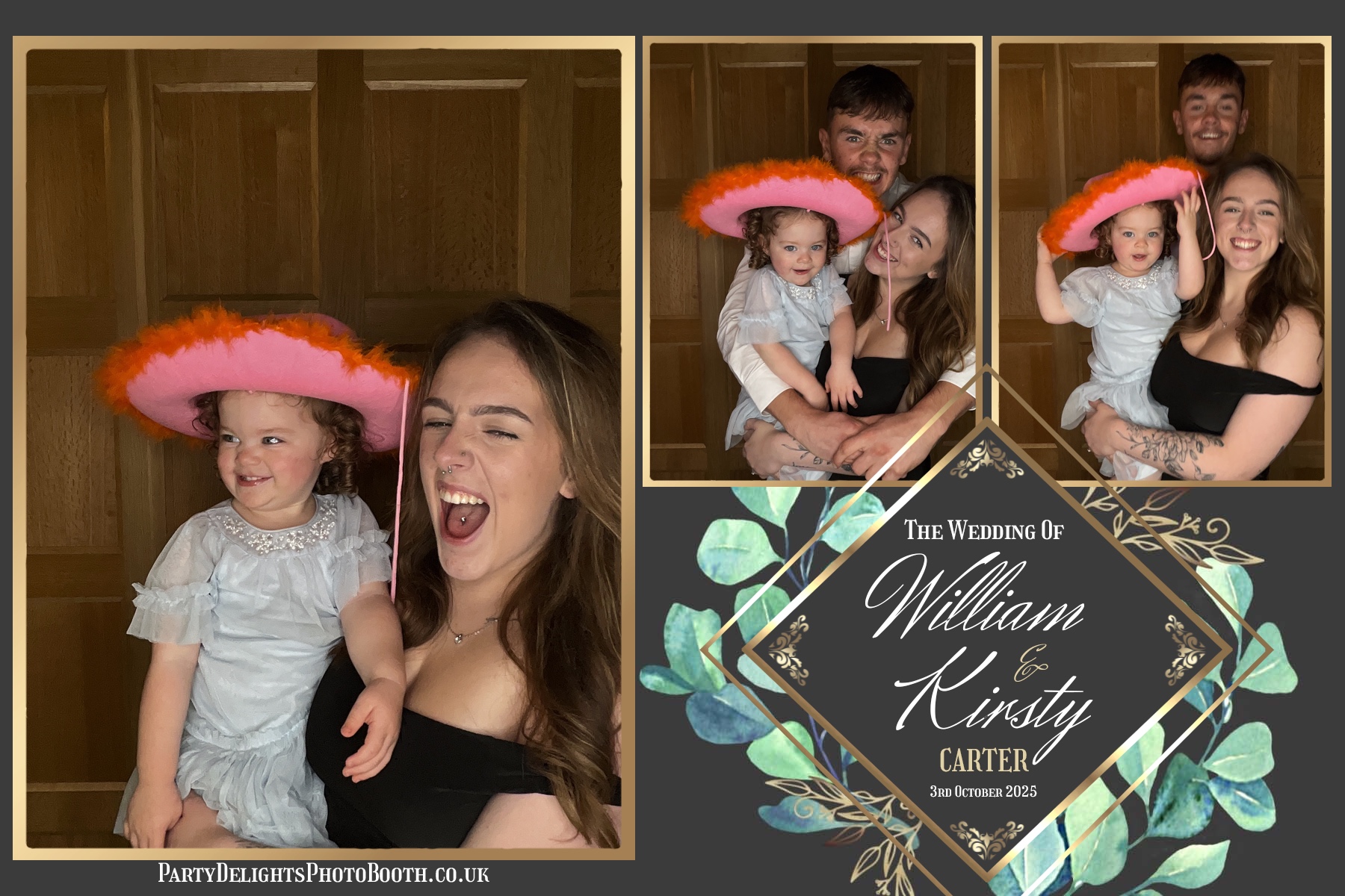 William and Kirsty Wedding | View more photos from the event at gallery.partydelightsphotobooth.co.uk/u/PartyDelightsPhotoBooth/William-and-Kirsty-Wedding