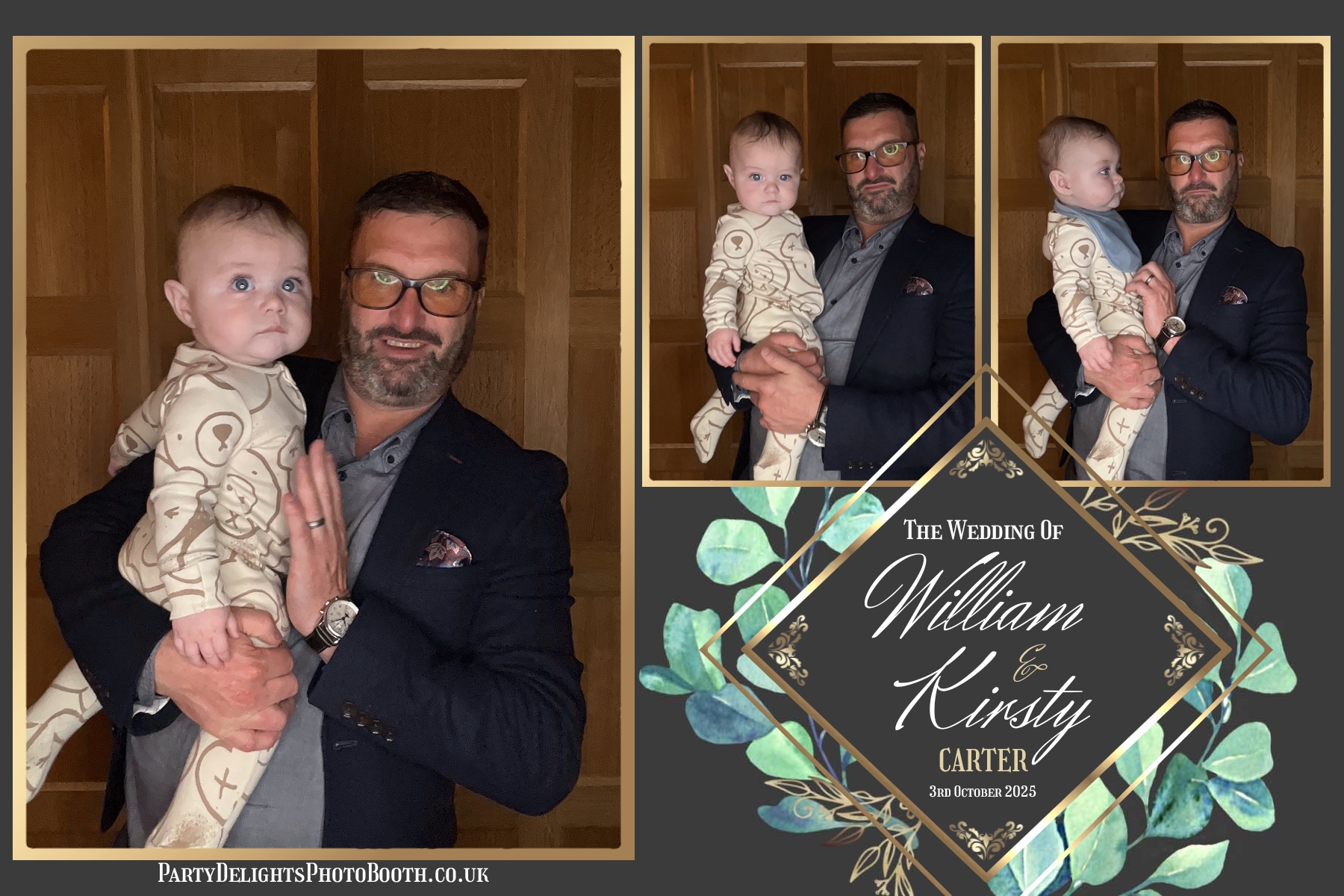 William and Kirsty Wedding | View more photos from the event at gallery.partydelightsphotobooth.co.uk/u/PartyDelightsPhotoBooth/William-and-Kirsty-Wedding