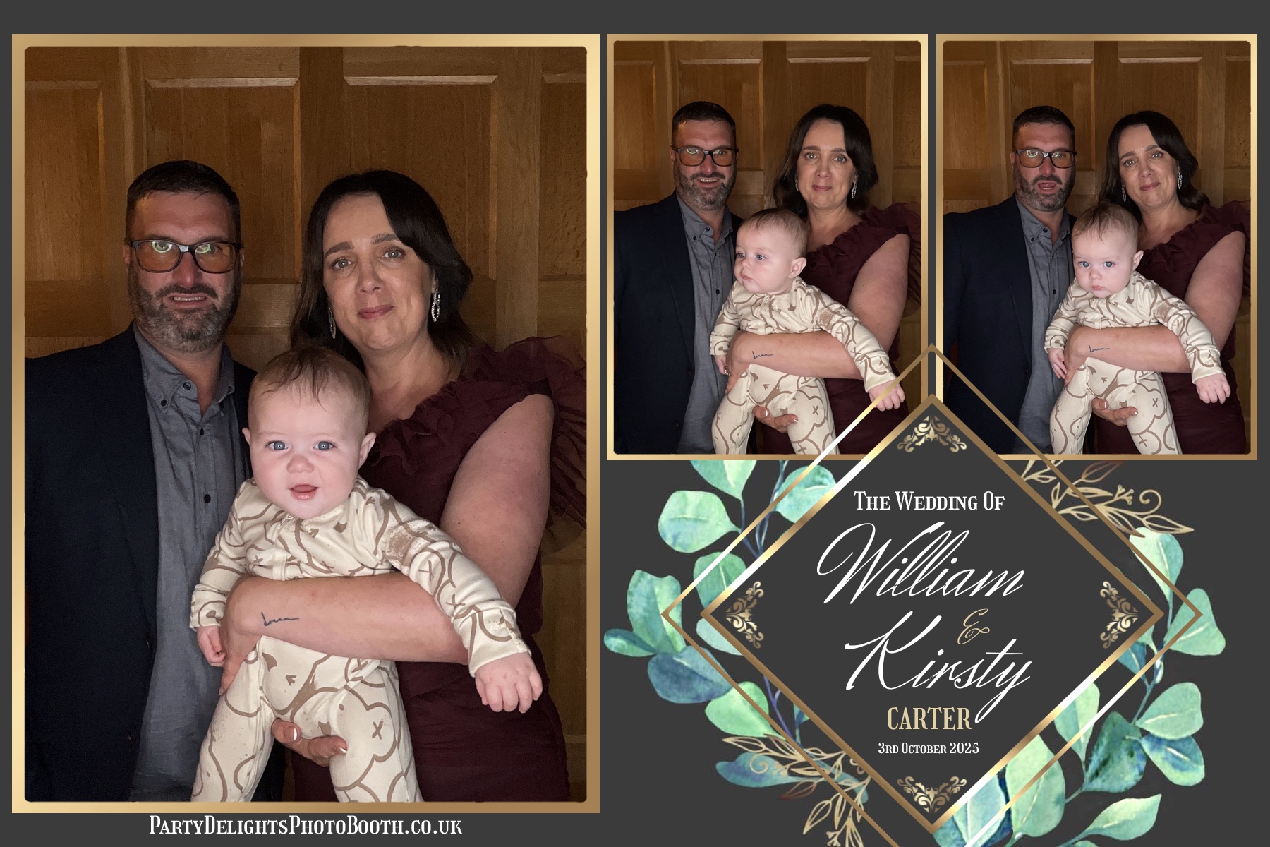 William and Kirsty Wedding | View more photos from the event at gallery.partydelightsphotobooth.co.uk/u/PartyDelightsPhotoBooth/William-and-Kirsty-Wedding