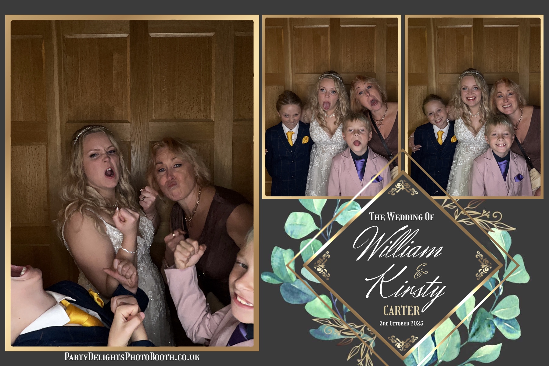 William and Kirsty Wedding | View more photos from the event at gallery.partydelightsphotobooth.co.uk/u/PartyDelightsPhotoBooth/William-and-Kirsty-Wedding