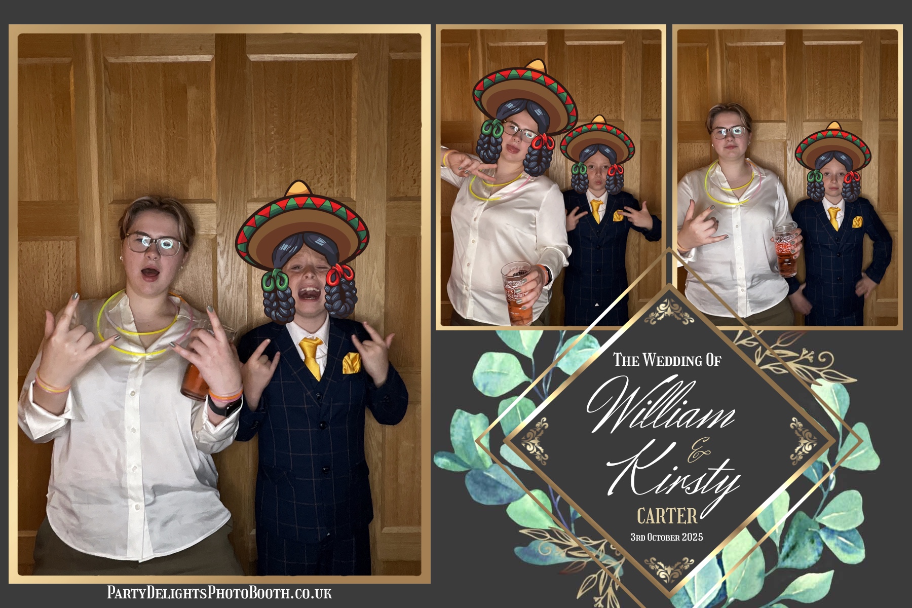 William and Kirsty Wedding | View more photos from the event at gallery.partydelightsphotobooth.co.uk/u/PartyDelightsPhotoBooth/William-and-Kirsty-Wedding