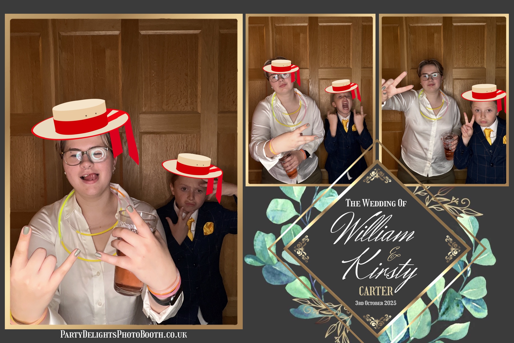 William and Kirsty Wedding | View more photos from the event at gallery.partydelightsphotobooth.co.uk/u/PartyDelightsPhotoBooth/William-and-Kirsty-Wedding