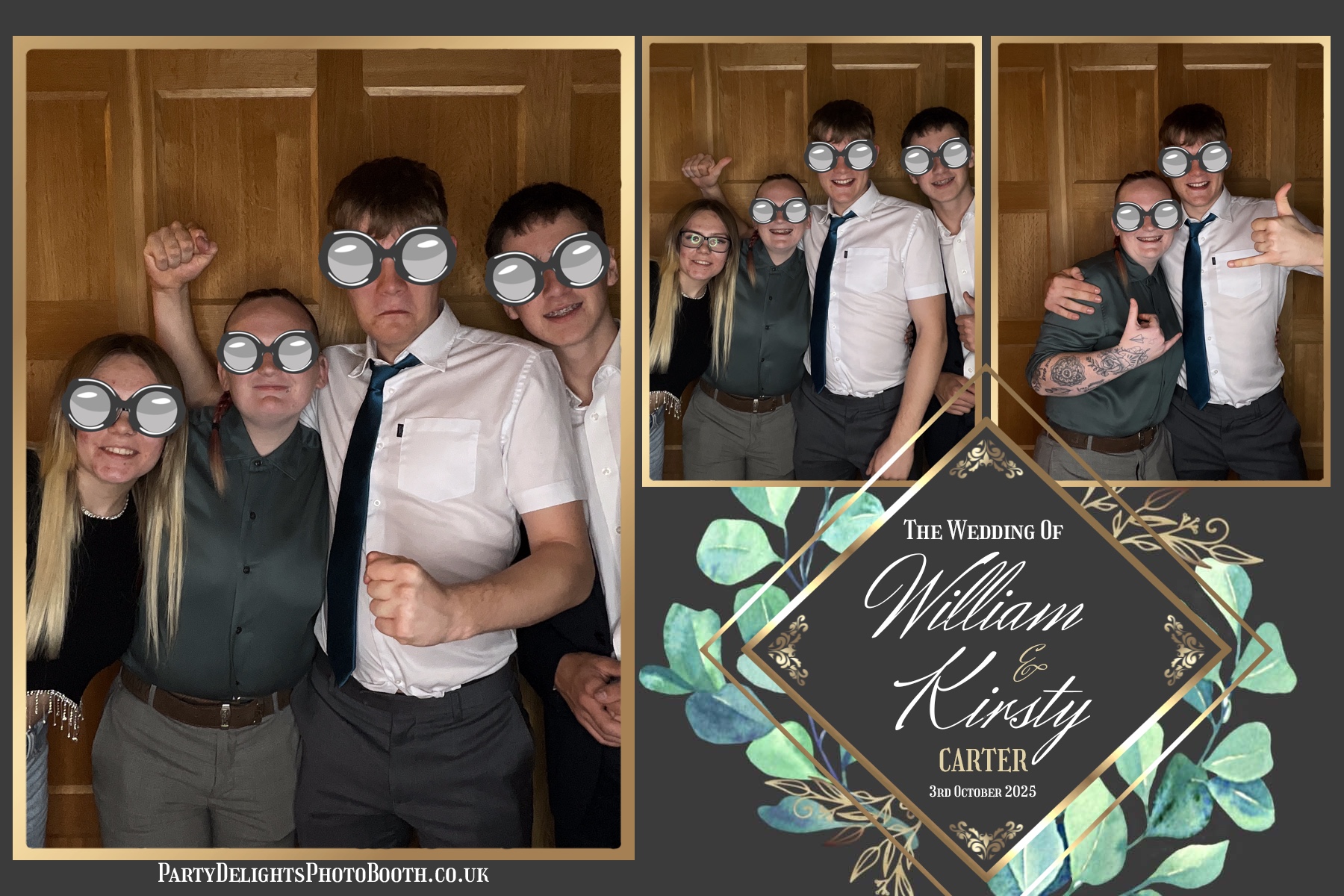William and Kirsty Wedding | View more photos from the event at gallery.partydelightsphotobooth.co.uk/u/PartyDelightsPhotoBooth/William-and-Kirsty-Wedding