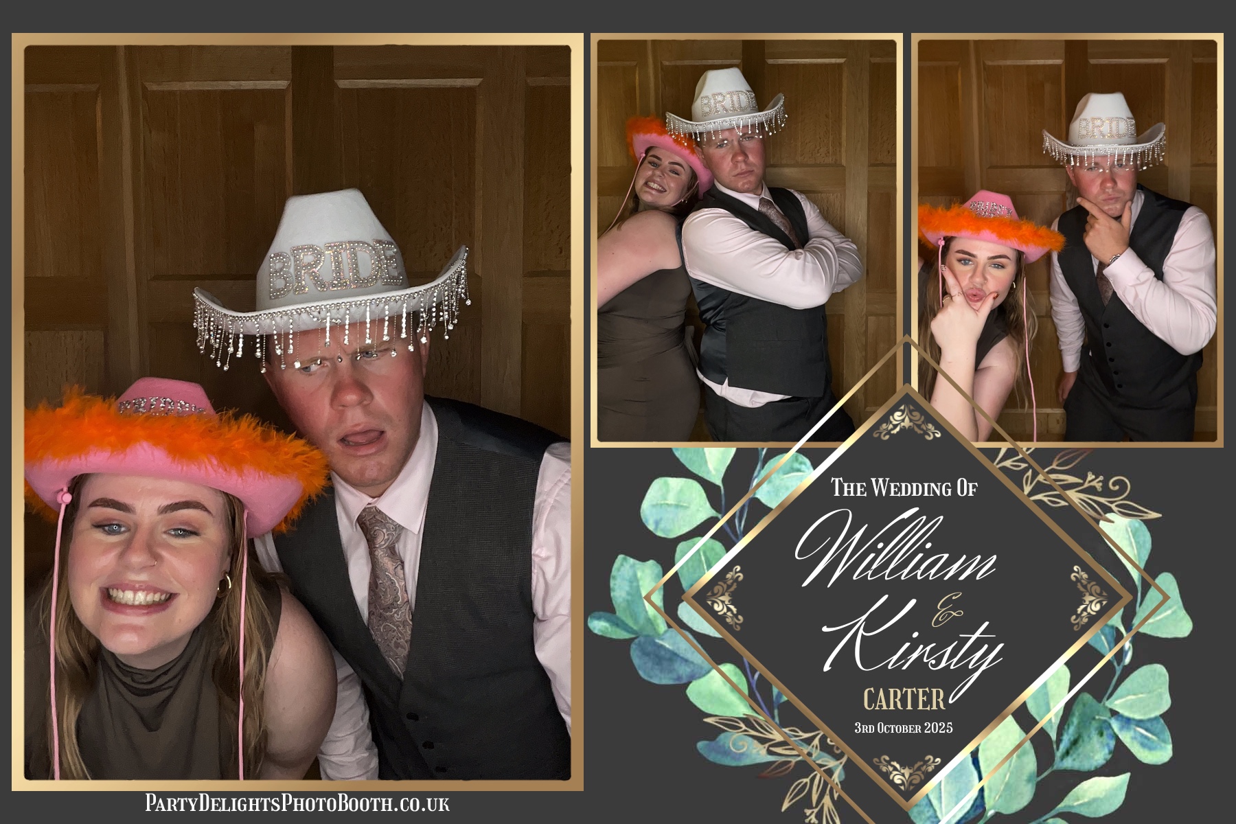 William and Kirsty Wedding | View more photos from the event at gallery.partydelightsphotobooth.co.uk/u/PartyDelightsPhotoBooth/William-and-Kirsty-Wedding