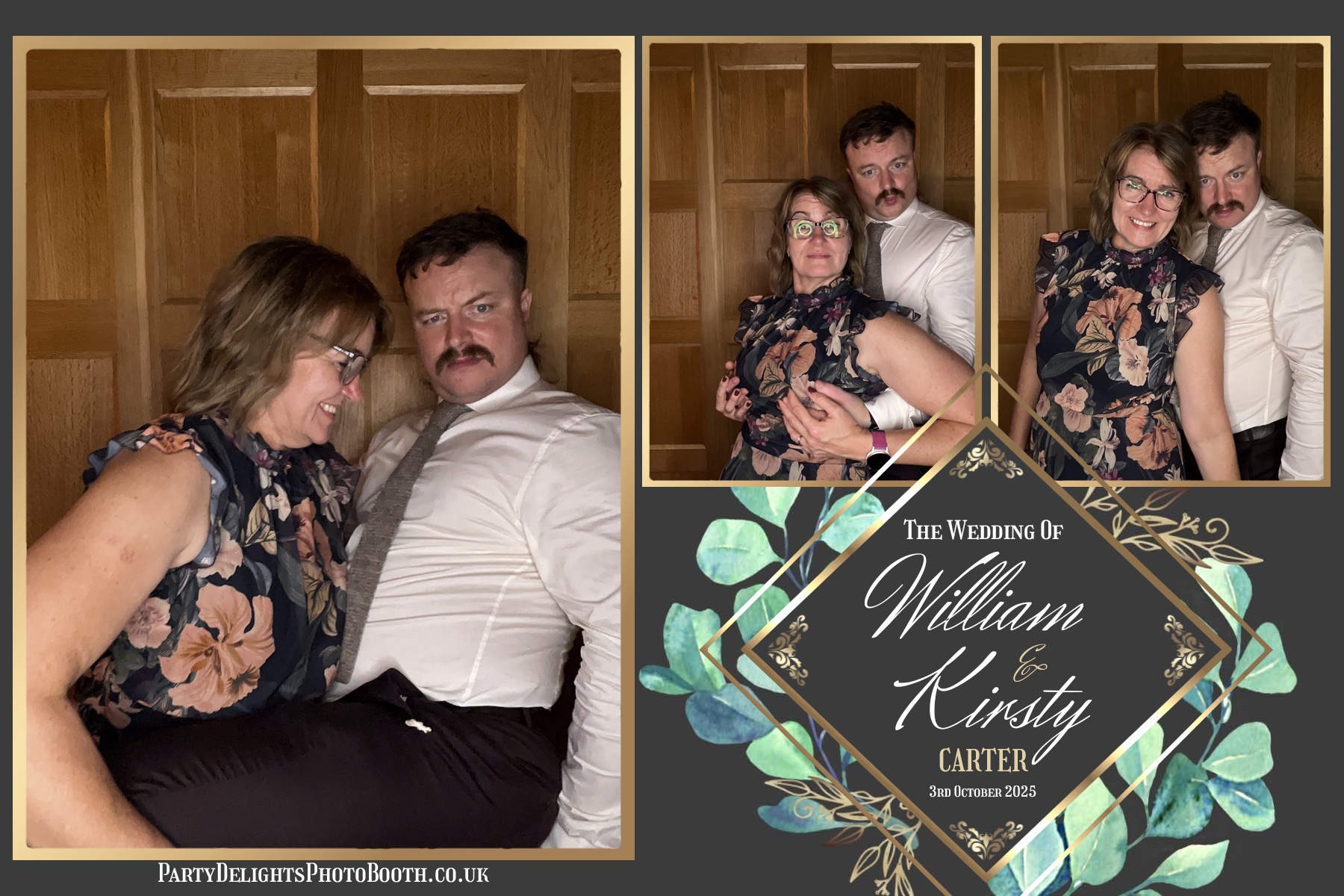 William and Kirsty Wedding | View more photos from the event at gallery.partydelightsphotobooth.co.uk/u/PartyDelightsPhotoBooth/William-and-Kirsty-Wedding