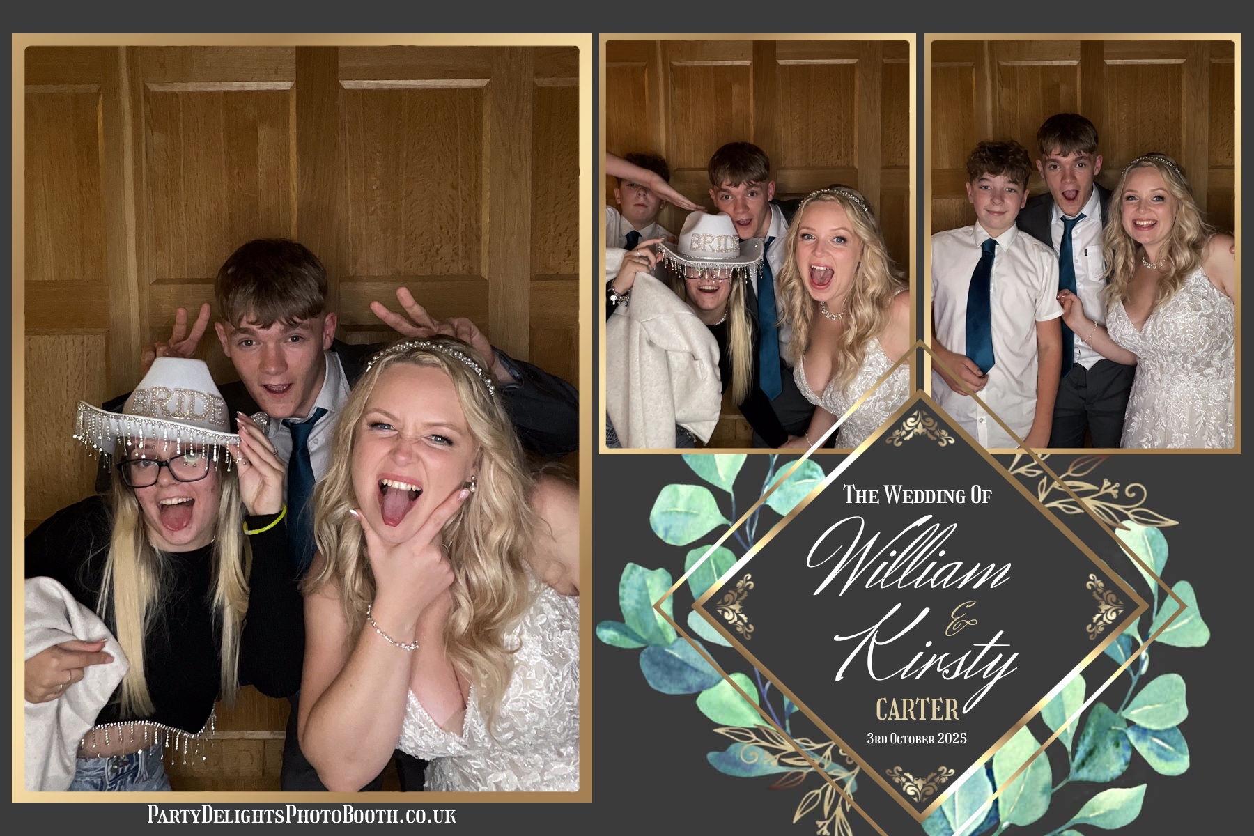 William and Kirsty Wedding | View more photos from the event at gallery.partydelightsphotobooth.co.uk/u/PartyDelightsPhotoBooth/William-and-Kirsty-Wedding