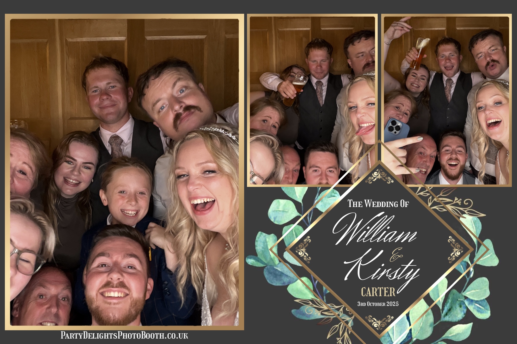 William and Kirsty Wedding | View more photos from the event at gallery.partydelightsphotobooth.co.uk/u/PartyDelightsPhotoBooth/William-and-Kirsty-Wedding