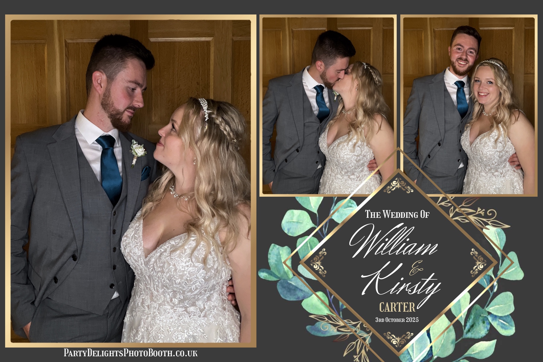 William and Kirsty Wedding | View more photos from the event at gallery.partydelightsphotobooth.co.uk/u/PartyDelightsPhotoBooth/William-and-Kirsty-Wedding