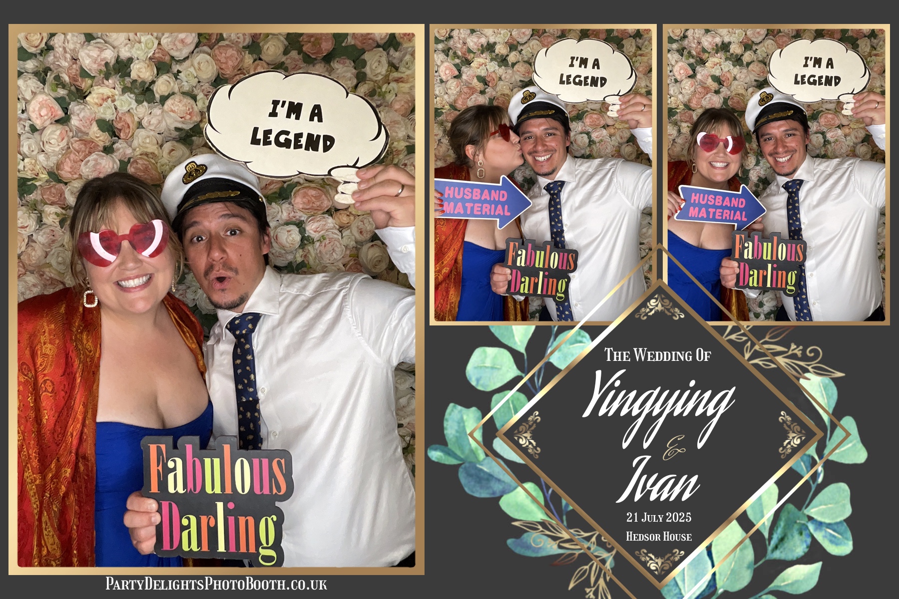 Ying & Ivan's Wedding | View more photos from the event at gallery.partydelightsphotobooth.co.uk/u/PartyDelightsPhotoBooth/Ying-Ivans-Wedding