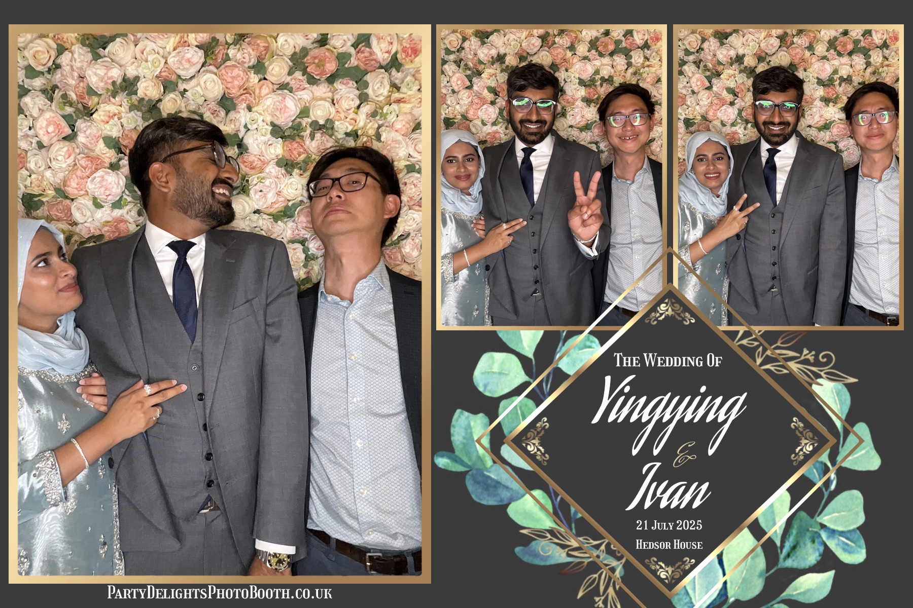 Ying & Ivan's Wedding | View more photos from the event at gallery.partydelightsphotobooth.co.uk/u/PartyDelightsPhotoBooth/Ying-Ivans-Wedding