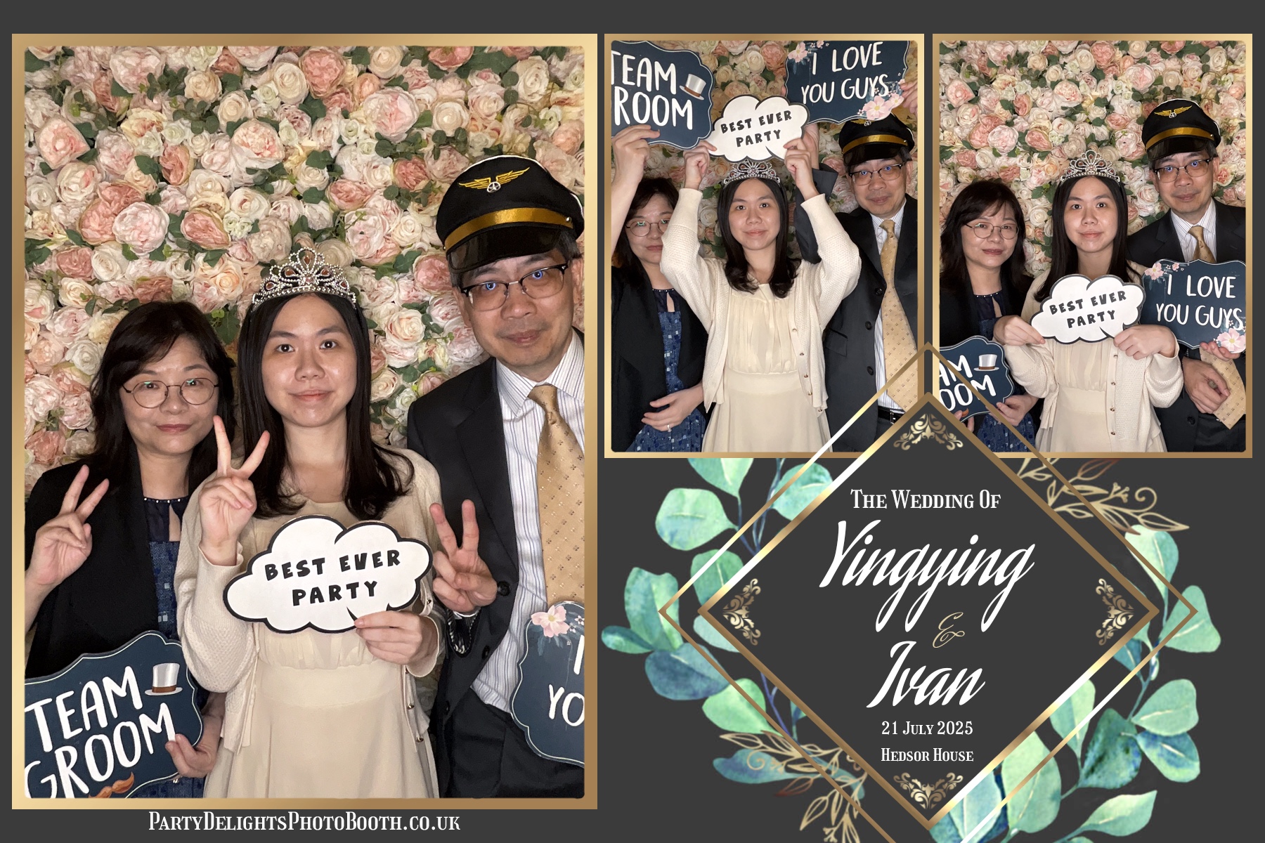 Ying & Ivan's Wedding | View more photos from the event at gallery.partydelightsphotobooth.co.uk/u/PartyDelightsPhotoBooth/Ying-Ivans-Wedding