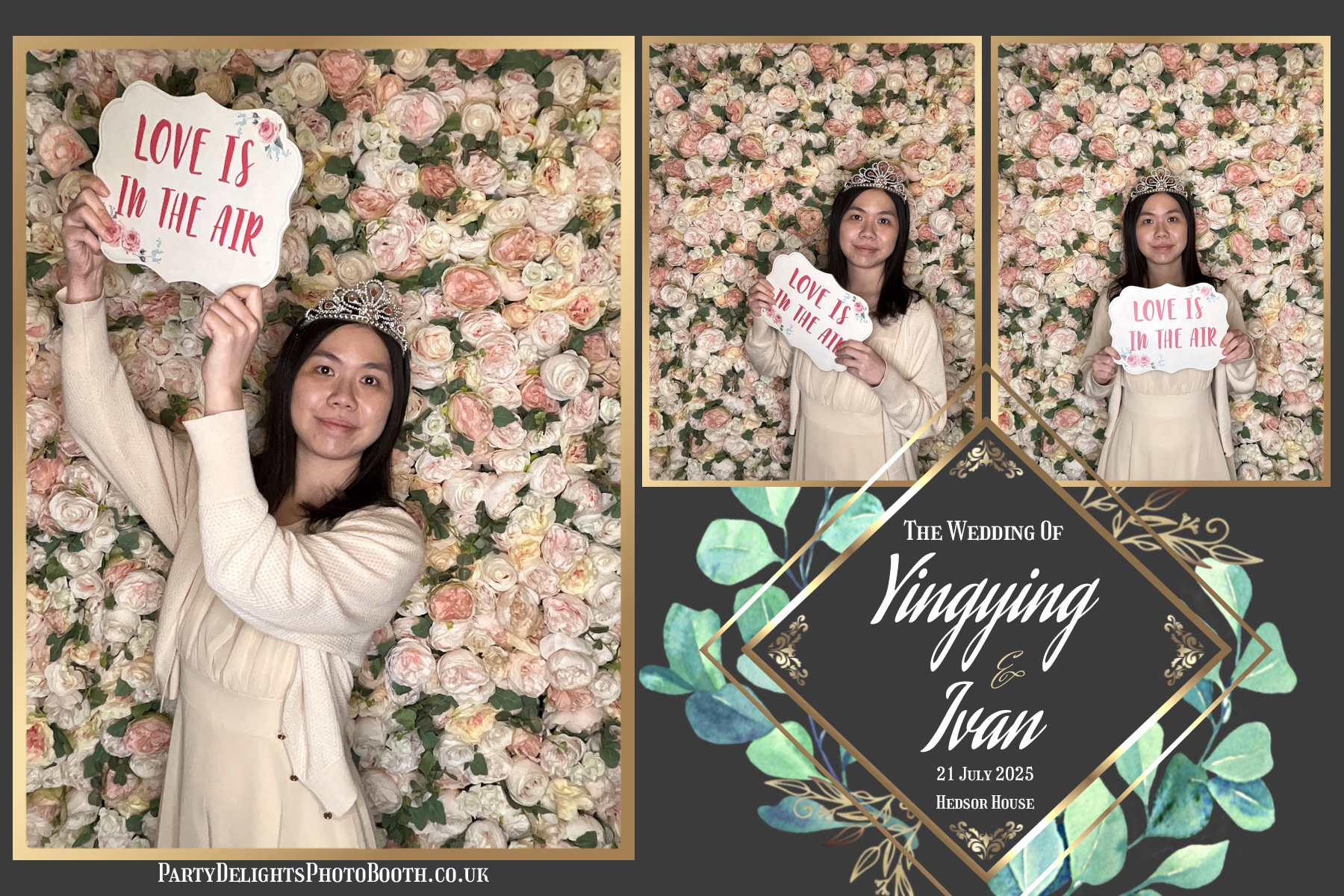 Ying & Ivan's Wedding | View more photos from the event at gallery.partydelightsphotobooth.co.uk/u/PartyDelightsPhotoBooth/Ying-Ivans-Wedding