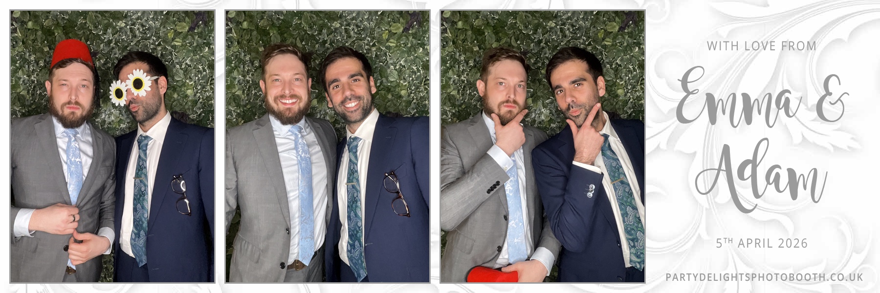 Adam and Emma's Wedding | View more photos from the event at gallery.partydelightsphotobooth.co.uk/u/PartyDelightsPhotoBooth/Adam-and-Emmas-Wedding