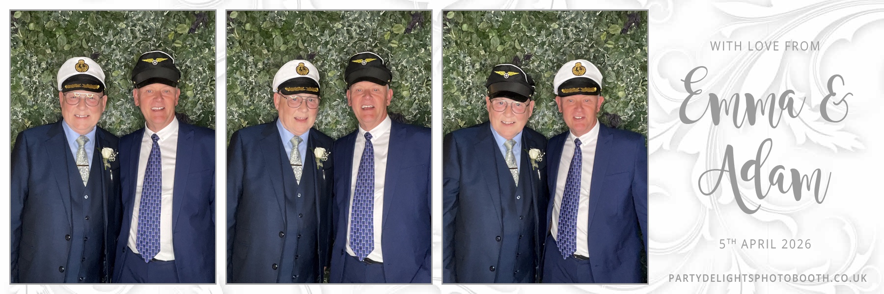 Adam and Emma's Wedding | View more photos from the event at gallery.partydelightsphotobooth.co.uk/u/PartyDelightsPhotoBooth/Adam-and-Emmas-Wedding