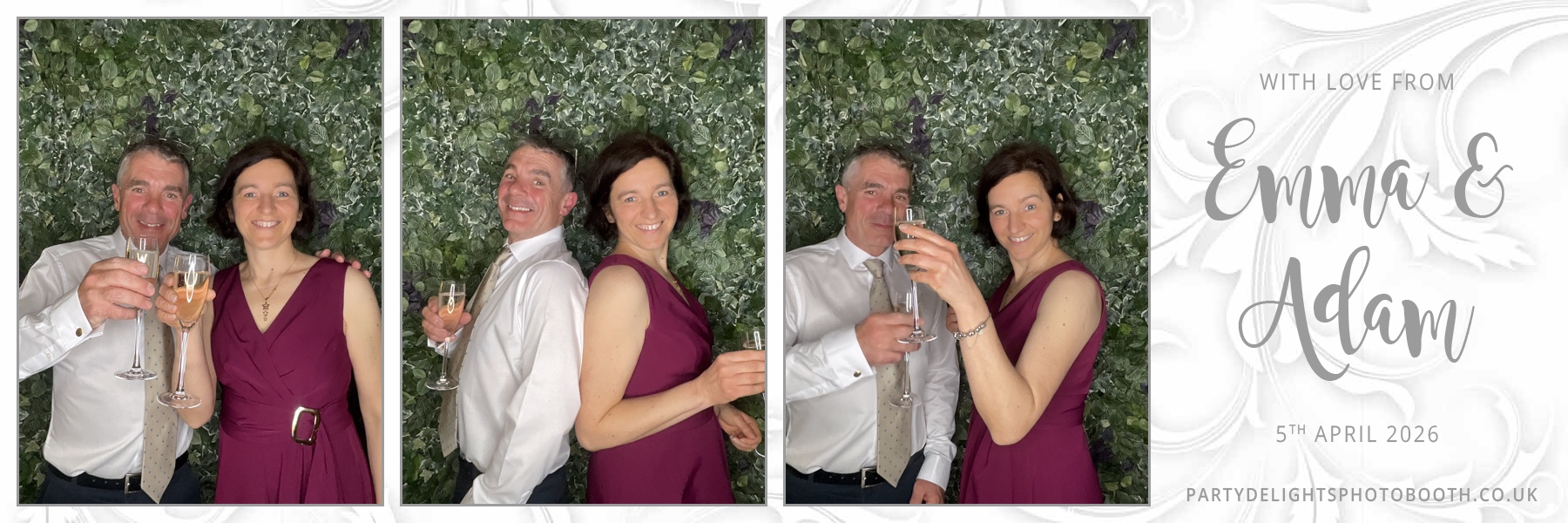 Adam and Emma's Wedding | View more photos from the event at gallery.partydelightsphotobooth.co.uk/u/PartyDelightsPhotoBooth/Adam-and-Emmas-Wedding