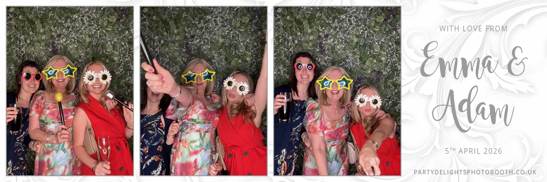 Adam and Emma's Wedding | View more photos from the event at gallery.partydelightsphotobooth.co.uk/u/PartyDelightsPhotoBooth/Adam-and-Emmas-Wedding