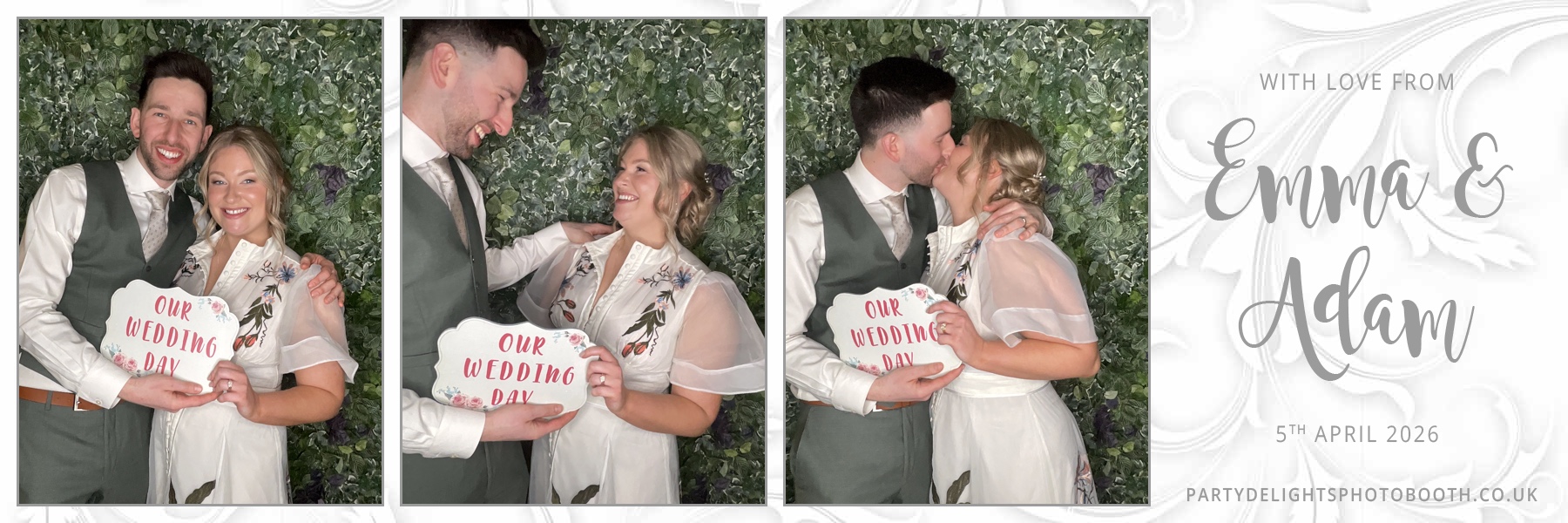 Adam and Emma's Wedding | View more photos from the event at gallery.partydelightsphotobooth.co.uk/u/PartyDelightsPhotoBooth/Adam-and-Emmas-Wedding