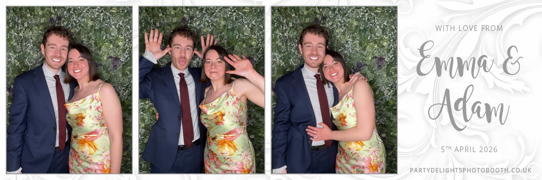 Adam and Emma's Wedding | View more photos from the event at gallery.partydelightsphotobooth.co.uk/u/PartyDelightsPhotoBooth/Adam-and-Emmas-Wedding