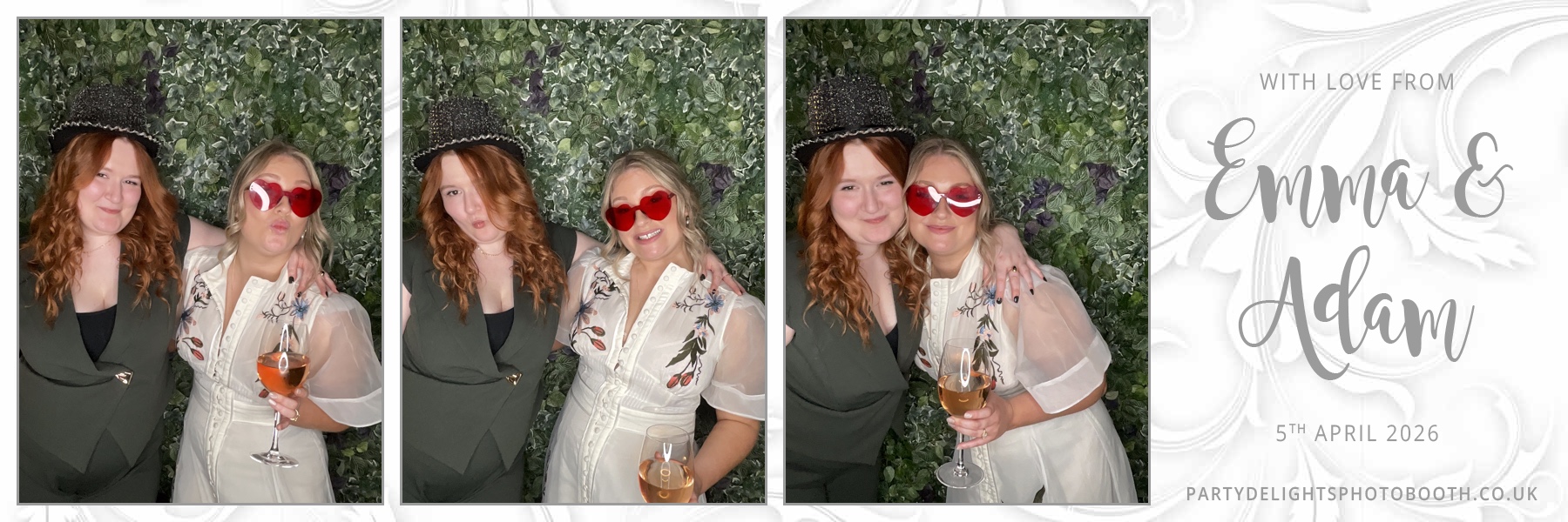 Adam and Emma's Wedding | View more photos from the event at gallery.partydelightsphotobooth.co.uk/u/PartyDelightsPhotoBooth/Adam-and-Emmas-Wedding