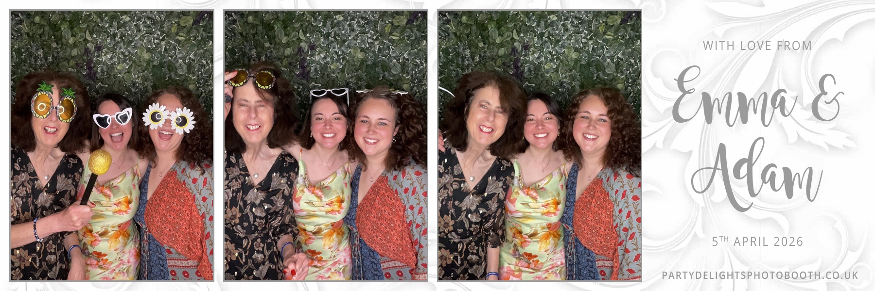 Adam and Emma's Wedding | View more photos from the event at gallery.partydelightsphotobooth.co.uk/u/PartyDelightsPhotoBooth/Adam-and-Emmas-Wedding