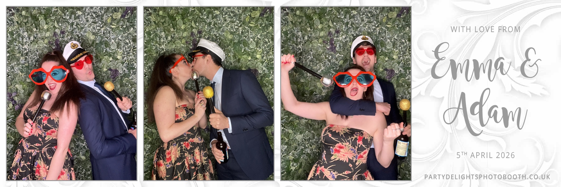 Adam and Emma's Wedding | View more photos from the event at gallery.partydelightsphotobooth.co.uk/u/PartyDelightsPhotoBooth/Adam-and-Emmas-Wedding