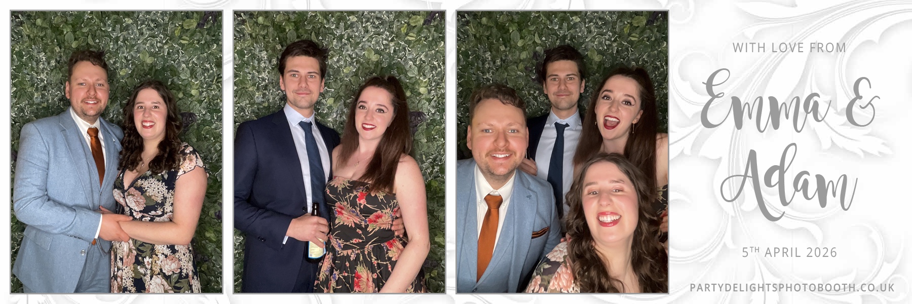 Adam and Emma's Wedding | View more photos from the event at gallery.partydelightsphotobooth.co.uk/u/PartyDelightsPhotoBooth/Adam-and-Emmas-Wedding