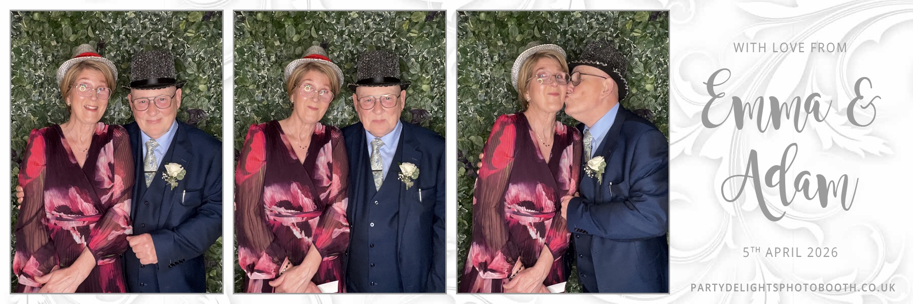 Adam and Emma's Wedding | View more photos from the event at gallery.partydelightsphotobooth.co.uk/u/PartyDelightsPhotoBooth/Adam-and-Emmas-Wedding