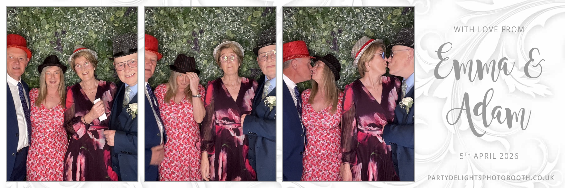 Adam and Emma's Wedding | View more photos from the event at gallery.partydelightsphotobooth.co.uk/u/PartyDelightsPhotoBooth/Adam-and-Emmas-Wedding