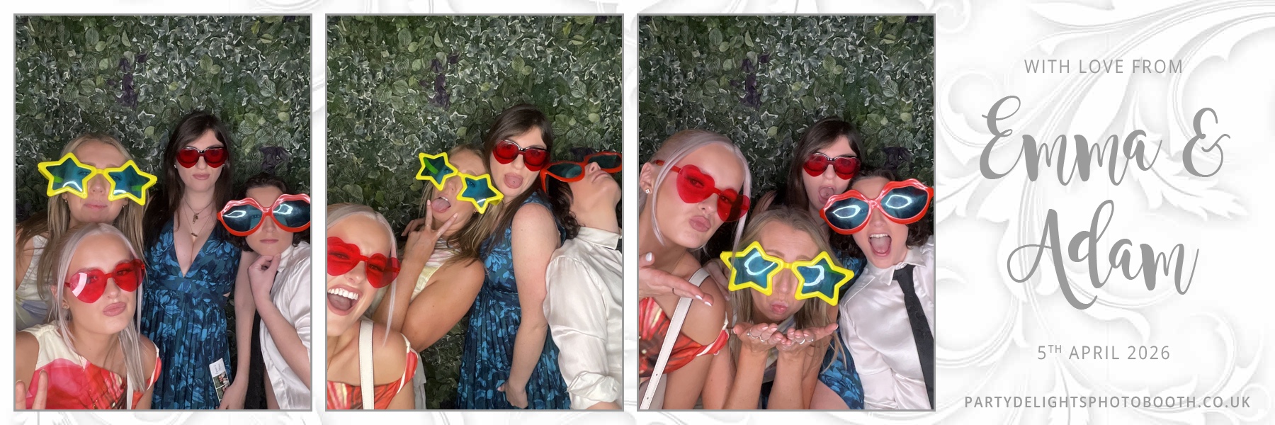 Adam and Emma's Wedding | View more photos from the event at gallery.partydelightsphotobooth.co.uk/u/PartyDelightsPhotoBooth/Adam-and-Emmas-Wedding