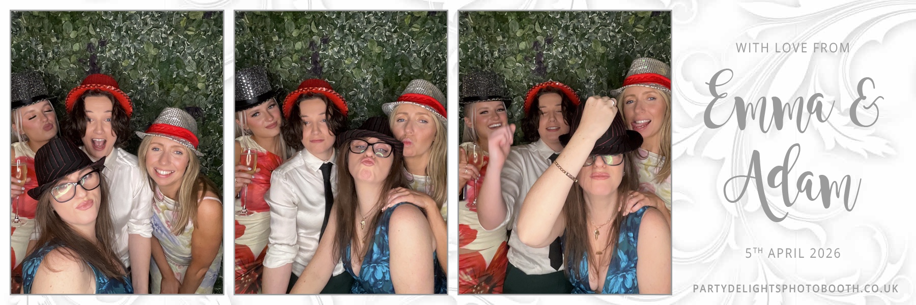 Adam and Emma's Wedding | View more photos from the event at gallery.partydelightsphotobooth.co.uk/u/PartyDelightsPhotoBooth/Adam-and-Emmas-Wedding