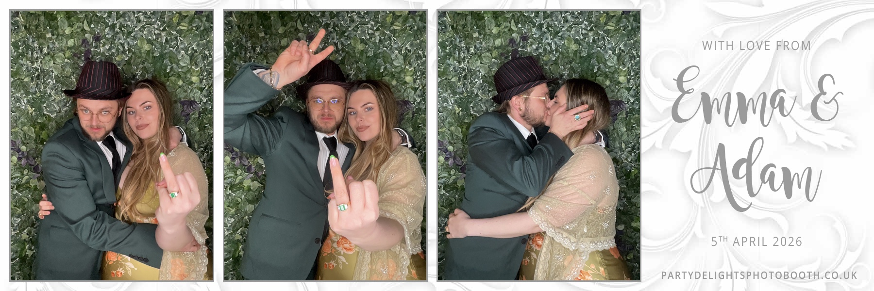 Adam and Emma's Wedding | View more photos from the event at gallery.partydelightsphotobooth.co.uk/u/PartyDelightsPhotoBooth/Adam-and-Emmas-Wedding