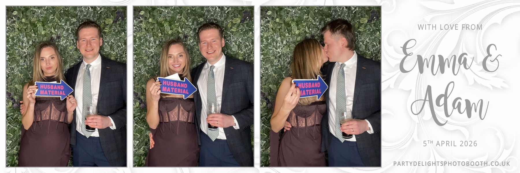 Adam and Emma's Wedding | View more photos from the event at gallery.partydelightsphotobooth.co.uk/u/PartyDelightsPhotoBooth/Adam-and-Emmas-Wedding