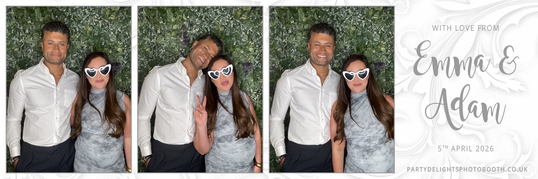 Adam and Emma's Wedding | View more photos from the event at gallery.partydelightsphotobooth.co.uk/u/PartyDelightsPhotoBooth/Adam-and-Emmas-Wedding