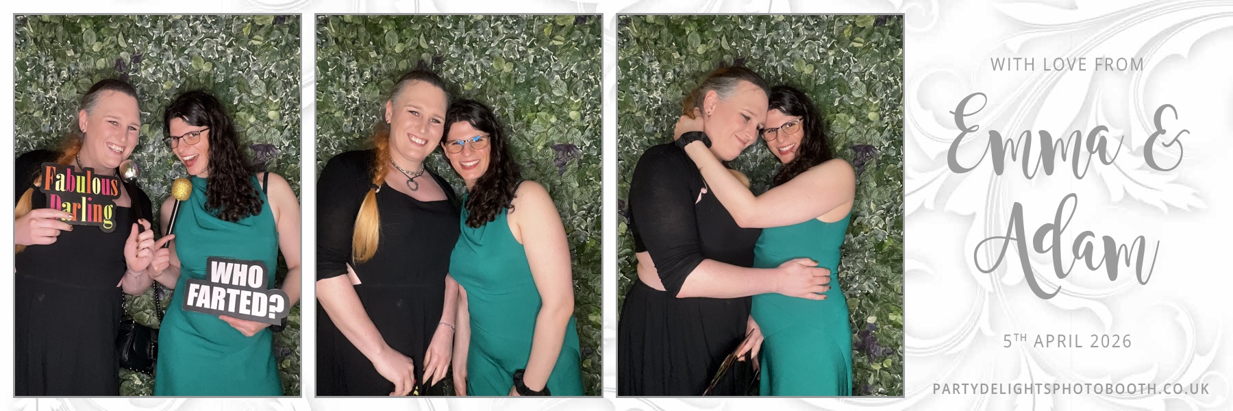 Adam and Emma's Wedding | View more photos from the event at gallery.partydelightsphotobooth.co.uk/u/PartyDelightsPhotoBooth/Adam-and-Emmas-Wedding