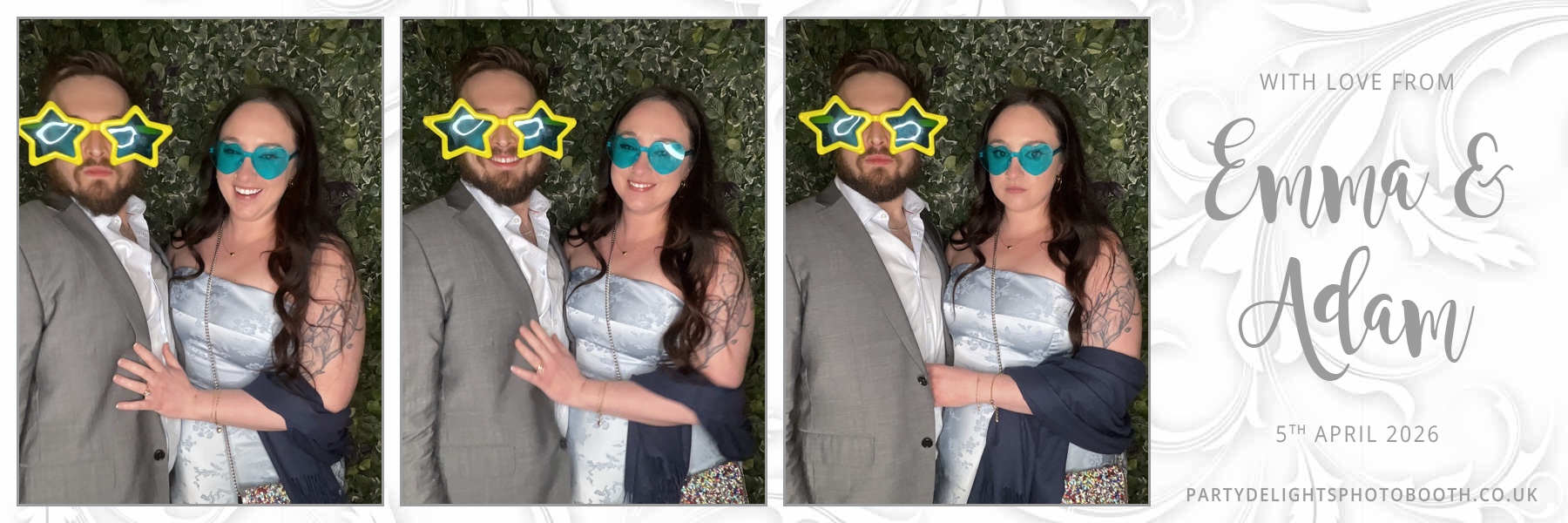 Adam and Emma's Wedding | View more photos from the event at gallery.partydelightsphotobooth.co.uk/u/PartyDelightsPhotoBooth/Adam-and-Emmas-Wedding