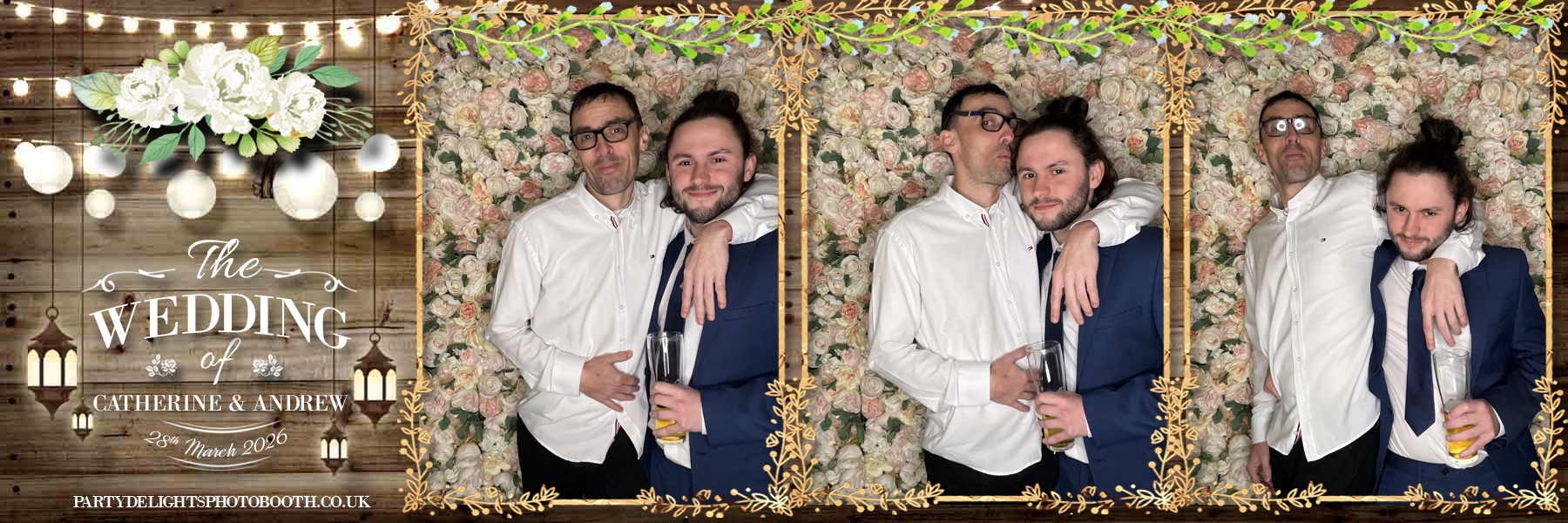 Andrew and Catherine’s wedding | View more photos from the event at gallery.partydelightsphotobooth.co.uk/u/PartyDelightsPhotoBooth/Andrew-and-Catherine’s-wedding